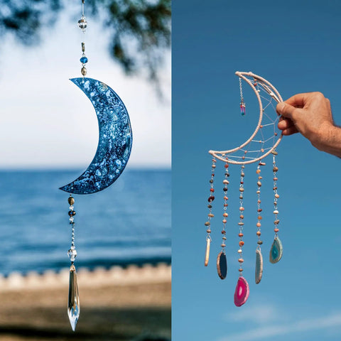 8 Pcs Metal Moon Frame Hoops In Four Sizes For Dream Catchers Crescent Wreaths And Macrame Craft Projects Durable Wire Rings