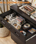 Open drawer of Beefy Heavy Duty Metal Storage Cabinet with assorted items, showcasing lock and spacious compartment.