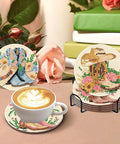 8 Pcs Cowboy Boots Diamond Art Coaster Kit For Adults Beginners Diy Craft Lovers With Holder Cork Pads Diamond Painting Pen