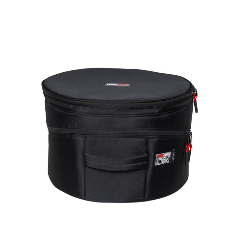 Top Tier 14 X 8 Inch Snare Drum Gig Bag With Hella Durable 1000D Nylon Armor for protection and transport.