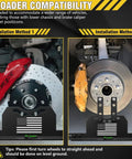 DIY Wheel Alignment Tool Kit With 2 Toe Alignment Plates, No Caliper Removal Required, Fits Most Cars And SUVs, Installation Methods
