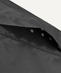 Close-up of side vent on Water-Resistant Oxford Fabric Golf Cart Cover With 3 Zippered Doors, Side Vents, Adjustable Straps And Elastic Hem Cord