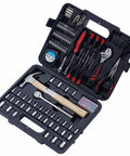 149-Piece Home And Auto Tool Kit With Hammer, Ratchets, Sockets, Pliers, Hex Keys And Durable Case For Handy DIY Projects