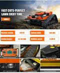 Versatile Lawn Mower Workhorse For Park Community And Home Use With Manual And Electric Options Grass Cutting Machine features