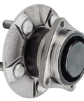 Close-up of 2 Rear Wheel Bearing Hubs for Toyota Celica 2000-2005, Corolla 2003-2008, Matrix 2003-2008, and Pontiac Vibe NON-ABS FWD