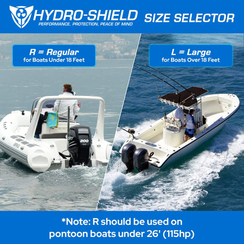 Skeg Mounted Hydrofoil Boat Stabilizer For Outboard Motors, Marine Grade Mounting Bracket, Four Size Options, Boost Performance, Shield Propeller, And Protect Marine Life, Compatible With 25-115HP Outboards On Boats Up To 18 Ft
