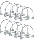 Pack Of 10 Trailer Pins And Locking Pins Set 2.75 Inch Length And 0.25 Inch Diameter For Trailer Hitch Pin Lock And Coupler Pin