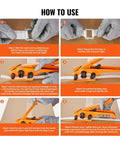 Step-by-step guide on using Heavy Duty Manual Strapping Machine Kit For PP Tape Packing Pliers With 100 Metal Seals.