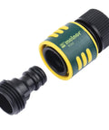 Quick Connect Garden Hose Kit, 2-Piece Starter Set With Water Stop Ends, Durable Adapter And End Connector, Easy Fit For Any Hose