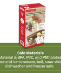 Vacuum Sealer Rolls 11 Inch Custom Size Bags For Home Food Storage, product box showing BPA-free rolls for freezer use
