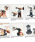 Installation steps for 8500 BTU Portable Propane Heater For Camping And Outdoors With Reinforced Base And Tank Holder