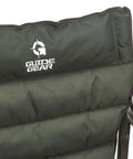 Backrest of XL Comfort Padded Director's Camp Chair For Camping, Fishing, Beach And Poolside Hangouts, 400-Pound Capacity