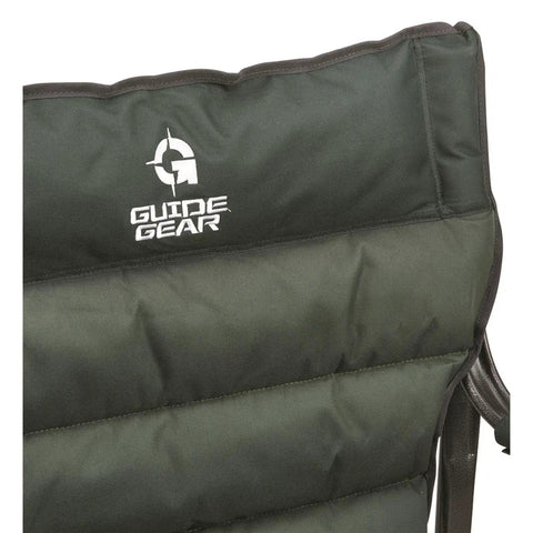 Backrest of XL Comfort Padded Director's Camp Chair For Camping, Fishing, Beach And Poolside Hangouts, 400-Pound Capacity