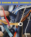 Must-Have Crimping Tool HS-8327 For Heat Shrink Connectors And 280Pcs Marine Grade Heat Shrink Wire Connector Kit in use