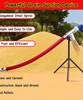 All In One High Capacity Animal Feed Conveyor And Grain Auger For Home Farm And Factory Use displayed on farmland