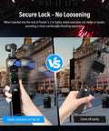 Power Up Your Osmo Pocket 3 And Pocket 4 With a 5000mAh Battery Handle Featuring 22W Fast Charging secure lock display