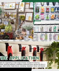 32 Piece Slatwall Hook Set With 2 Inch 4 Inch 6 Inch And 8 Inch Heavy Duty Display Hooks for various tools and products.