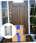 Heavy Duty Double Action Spring Hinges Built Tough As Nails With Rust Proof Stainless Steel For Smooth Self Closing Swing Doors Absolutely Solid Choice For Bathroom Cabinets And Furniture 2 Piece Set on brown front door with boxes