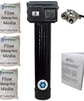 AFWFilters AIP15 Air Injection filter system with 4 Filox Mang-Ox media bags, Vortech black tank with stainless bypass