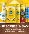 Expert Care Wood Wipes With Lemon Scent For Sealed Wood Leather Granite And Stainless Steel Quick Shine Buff And Protect Polisher Wipes In A 24 Count Pack shown among cleaning products in a promotional image.