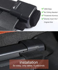 Close-up of OEM Style Cargo Cover for Mazda CX50 and CX50 Hybrid 2023 2024 2025 2026 installation in trunk slot.