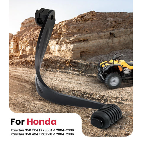 Honda Rancher 350 Foot Shift Lever Beefed Up 2X4 4X4 TRX350 TM FM 2004 2006 Not For FE TE Durable Aluminum Gear Shift Arm For Smooth Shifts Engineered For Precise Shifts OEM Replacement Bolt Included