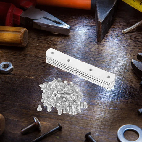 10Pcs Stainless Steel Corner Braces With Screws For Stable Connection Silver Metal Mounting Plates For Wood And Shelves