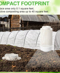 Two Pack Inground Worm Composters For Outdoors Reduce Food Waste And Build Rich Soil In Raised Beds Garden Health Durable PVC Bins