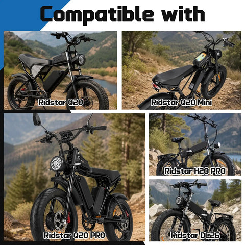 Q20 Full Twist Throttle Replacement For Ridstar Q20 Electric Dirt Bike And Sur Ron E Bike, Throttle Grip Cable Compatible Models