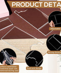 Clear Acrylic Couch Wall Spacers And Furniture Stoppers To Shield Your Sofa Bed From Scratches With Adjustable Size.