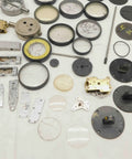 Top Shelf Bulk Lot Of Precision Dial Test Indicator Spare Parts And Hardware Kit For Industrial Mechanics Featuring Metric And Imperial Gauge Sets, assorted metal components.