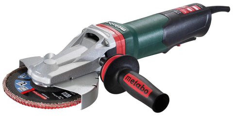6 Inch Flat Head Angle Grinder With Non Locking Paddle Switch And Brake, 13.5 Amp, 9600 RPM, Aluminum Die Cast, Electronic Overload Protection, Safety Clutch To Minimize Kickback And Deliver Boss Level Smooth Cuts