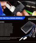 CDI Module Box for Polaris Sportsman 335 1999 2000 400 2001 2002 500 1996 2001, installed view with connectors visible.