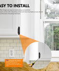 Installing 60 Packs 30 Pairs 3/8 Inch Inset Matte Black Cabinet Hinges Self Closing for kitchen cabinet with screwdriver