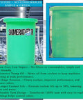 Kick The Sludge Out Of Your Coolant Tanks With This Floor Tough Industrial Oil Skimmer Shallow Draft Pump showing translucent LDPE tank.