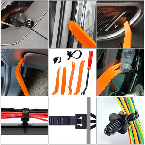 1365Pcs Car Push Retainer Clips Kit Nylon Fasteners Set tools and fasteners for bumper and panel removal
