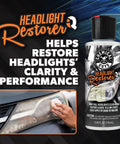 Headlight Restoration And Ceramic Protection Kit For At Home DIY Shine Clearer Brighter Lights With Ceramic Sealant Oxidation