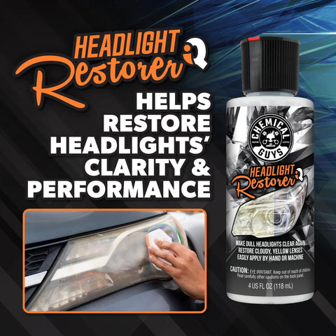 Headlight Restoration And Ceramic Protection Kit For At Home DIY Shine Clearer Brighter Lights With Ceramic Sealant Oxidation