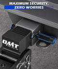 Locking Trailer Hitch Pin For 2 Inch Receiver With 5 Eighth Inch Diameter Anti Theft Steel Pin Lock With Key, installed view