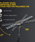 Magnetic 74 In 1 Ratchet Screwdriver Set With Detachable Handle Pro Grade Multi Bit Kit featuring 58-teeth gear and 6.2° design