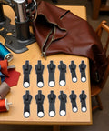 12 Piece Black Zipper Repair Kit With Replacement Sliders And Teeth Universal Fit For Jackets Pants Bags And More Pro DIY Ready