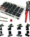Twippo Weather Pack Connectors 18-14 AWG Kit With 26 Sets Includes Waterproof Sealed Terminals And Housings in organizer box