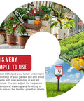 Image showing 8 In 1 Smart Soil Tester With Bluetooth App Control For Garden And Lawn Care PH EC Moisture Salinity Sunlight Fertility Soil Temperature And Humidity Meter Readout in various gardening environments.