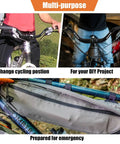 Multiple views showing the Aluminum 25.4mm Mountain Bike Handlebar 640mm Long 100mm Rise 10 Degree Backsweep Ergonomic Rise Bar in use on different bikes