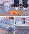 Clear Plastic Drop Cloths For Painting, 5 Pack 9x12 Feet Tarp Heavy Duty Waterproof covering furniture and floor protection.