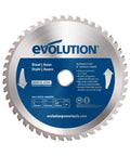 BLADEST 9 Inch Steel Cutting Saw Blade With 48 Teeth For Mild Steel And Ferrous Metals, close-up on design and logo.
