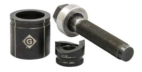 30.5 mm Slug-Buster Manual Knockout Set Replaces 60246 With Knurled Edge Punch Slug Splitter Laser Markings USA Made Die