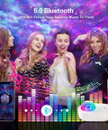 Star Projector For Bedroom 4 In 1 With Bluetooth Speaker Remote And Timer 10 Color Led Lights Night Light Sky Projector for parties