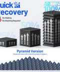 12 Pack Soundproof Foam Panels Ditch The Echo Now With Self Adhesive Peel And Stick Ultra High Density Wall Acoustic Tiles visualizing pyramid shape design.
