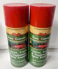 Two Cans Red Spray Paint For Farm Equipment Restoration Premium OEM Color Match For Tractors Balers Hay Rakes And Implements
